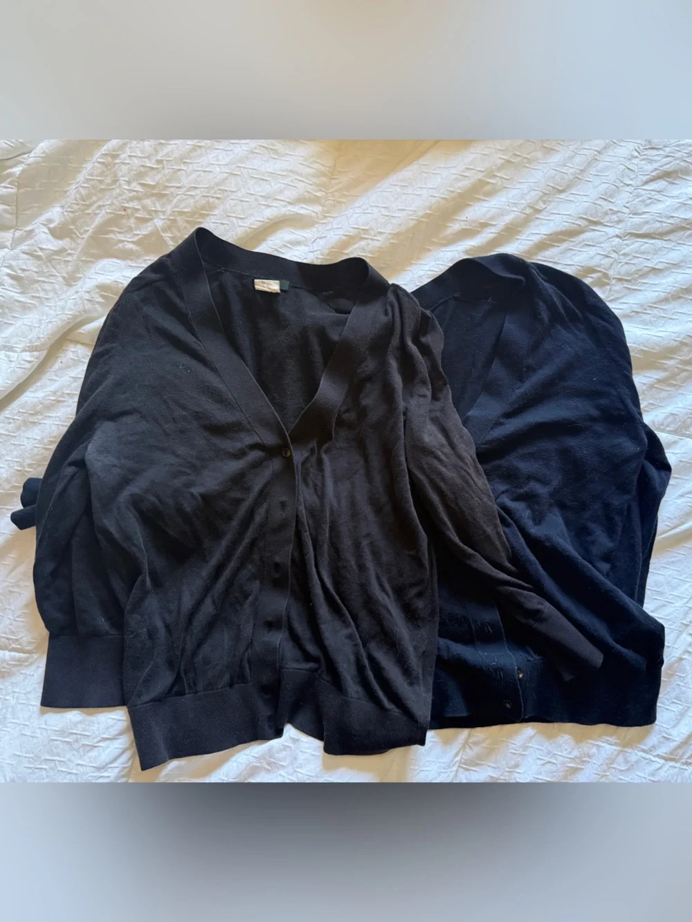 J Crew Set of 2 Cotton Tissue Cardigans XS